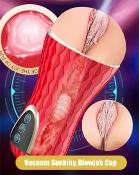 Мастурбация Вагина Чашка Карманная Киска Минет Сосание Рот Вагина Вакуумная Сексмашина Мастурбаторы Товары Для Взрослых Секс-Игрушки для Мужчин