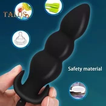 Мастурбатор для ягодиц, отличная растяжимость, дизайн с круглым шариком, увеличение радости, мягкая, светящаяся в темноте, надувная анальная пробка, секс-игрушка для мужчин, поставка