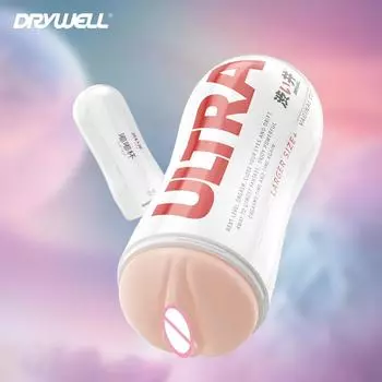 Мастурбатор DRYWELL Vaagin, ультраразмер для большого пениса, карманная киска, настоящая вагина
