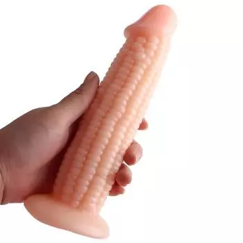 Реалистичный дилдо в форме кукурузы для женщин – Мягкий силиконовый пенис мастурбатор игрушка для взрослых – Скрытая упаковка и легко чистить