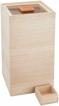 Masuda Kiribako Store Rice Bin kome bitsu 10kg Paulownia Rice Bin Made in Japan Rice Brown Rice Multigrain Rice Domestic Production Rice Stocker