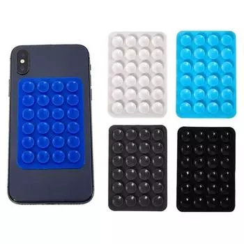 Mat Backed Adhesive Phone Suction Pad Suction Cup Mat Mobile Phone Holder Suction Phone Holder темно-синий