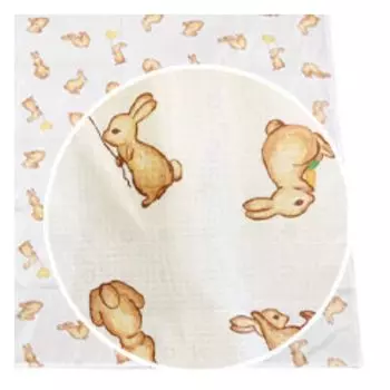 Мат для игр с едой, пролитая вода, коврик для стола, коврик, еда, ребенок, дети, нескользящий, отталкивающий, моющийся, коврик, [Oeuf Soleil] (Шаблон кролика)