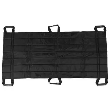 Мат для перемещения пациента с 6 ручками, подъем тела, поворотная смещающая подушка для пожилых людей с ограниченными возможностями чёрный