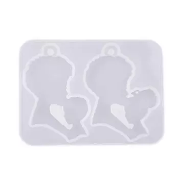 Мать поцелуй ребенка DIY эпоксидная форма ребенок для головы красота нерегулярная силиконовая форма для DIY брелок декор аксессуары Handicra