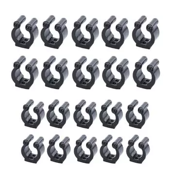 MaT store держатель для удочки настенный зажим подставка бильярдный кий швабра удочка большой маленький набор из 20 шт. чёрный