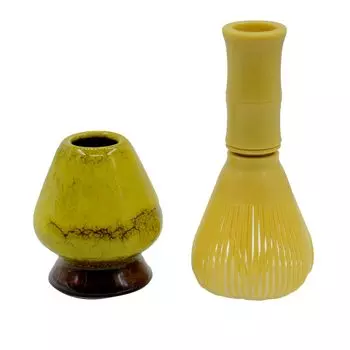 Матча Чайная церемония Традиционная 80 желтых керамических Часен Часен, Часен, Смола, Венчик, Многоразовый, Инструменты, Ремесла, Детали, + (желтый)