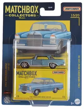 Matchbox 1962 Mercedes Benz 220 SE коллекционный [синий] 15/20 синий