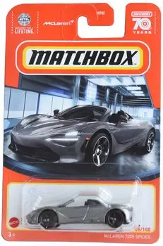 Matchbox McLaren 720s Spider Scale 70 лет серый Uni Kids 164