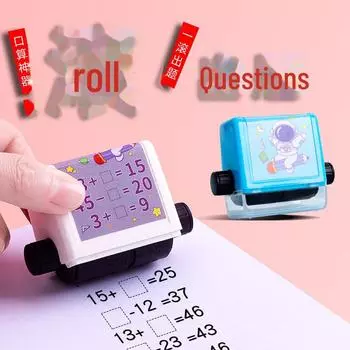 «Математическая арифметика. Заполните пропуски в домашнем задании»: «100 классических упражнений по ошибкам» Math fill in the blanks stamp