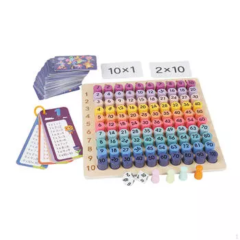 Математическая настольная игра Умножение Обучающий инструмент Дошкольные блоки для детей Мальчик и