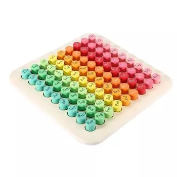 Математическая таблица умножения игрушки безопасные безвредные деревянные для мальчиков и девочек для математических развивающих игрушек, без заусенцев