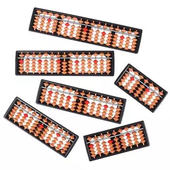 Математика для начинающих 7/9/11/13/15/17 Цифровые стержни Новые детские мини-стандартные счеты Соробан Калькулятор Инструмент для подсчета