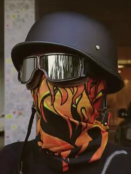 Материал ABS мотоциклетный шлем casco moto ретро немецкий военный шлем времен Второй мировой войны с очками capacete L