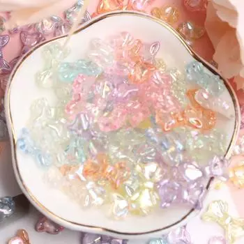 Материал Бусины AB Блестящие прозрачные декоративные маленькие бантики Креативные бусины 150pcs