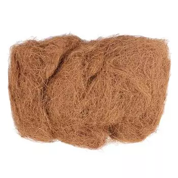 Материал для гнездования из кокосового волокна, теплый, без пыли, сухой, подстилка для гнезда для попугаев, голубей, маленький Small Pieces