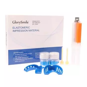 Материал для слепков зубов Light Body Putty Base Putty Catalyst Mixing Tips Kits Dentistry Forming Silicone Materials