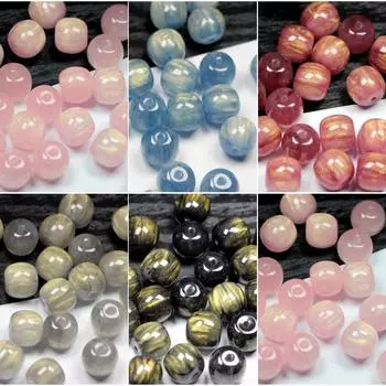 Материал из бисера Cloud Dream Halo Окрашенное ожерелье DIY Браслет Изготовление ювелирных изделий Ручная работа Креативные подвески 25 шт. Бусины с эффектом кошачьего глаза Dundun Модная смола Cloud розовый