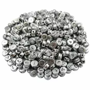 Материал ручной работы для ожерелья, браслета, акриловые украшения, изготовление россыпью бусин, ювелирные аксессуары, 100 шт., 7 мм, подвески, разноцветные для самостоятельного изготовления 6