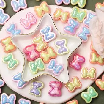 Материалы: браслет, бусины, серьги, акрил, креативный бант, стерео УФ, двойной цвет, изготовление ювелирных аксессуаров, сделай сам, 10 шт. розовый