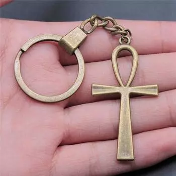 Материалы брелков с крестом, новые винтажные ювелирные изделия, размер кольца 30 мм A18-1pcs-23x20mm