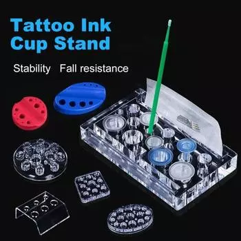 Материалы чашки держателя чернил татуировки устойчивые к ржавчине более толстые надежные C