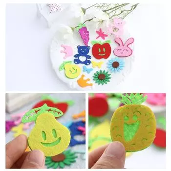 Материалы по уходу за детьми DIY детские сумки принадлежности лоскутное ремесло шитье головоломка нетканый стикер лепесток животное Детские подарки 10