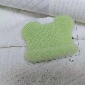 Материалы ручной работы Мини вязаные шапочки Мини вязаный напальчник DIY Кукольная декоративная шапочка BJD кукла light green