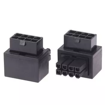 Материнская плата ЦП 8-контактный разъем усилителя руля 8-контактный 90-градусный адаптер Интерфейс питания рулевой головки as the picture