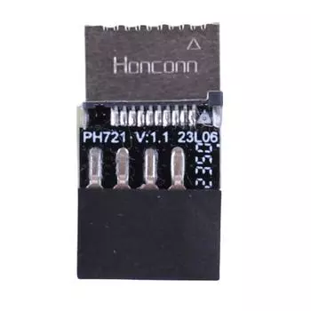 Материнская плата USB2.0 9-контактный адаптер для гнезда TYPE-E Plug & Play Разъем TYPE-C 9-контактный удлинитель USB 2.0 для Mac OS/Windows Linux