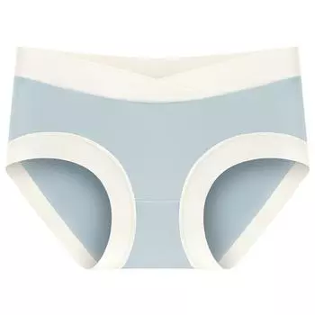 Трусы для беременных женские модальные не оставляющие следов беременности с низкой талией поддержка живота антибактериальные большие размеры нижнее белье M розовый