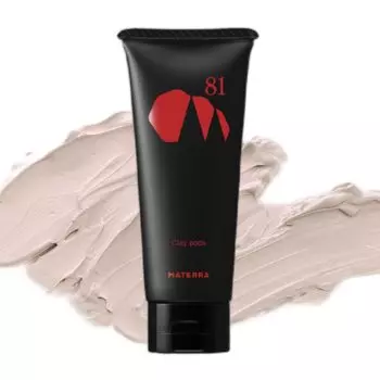 MATERRA Clay Pack Грязевая маска содержит увлажняющие косметические ингредиенты Частичная маска для лица (180г/1 бутылка) (Тонкая глина/поры