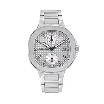 Mathey-Tissot Evasion Special Edition Кварцевые мужские часы с хронографом с серебряным циферблатом H152CHAS 100M серебряный