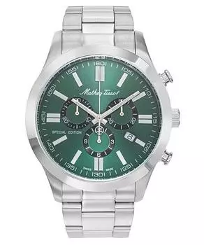 Mathey-Tissot Mathy I Jumbo Special Edition Хронограф Кварцевые мужские часы с зеленым циферблатом H455CHVE зелёный