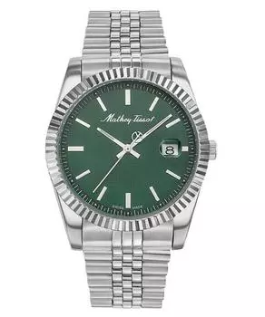 Mathey-Tissot Mathy III Кварцевые мужские часы из нержавеющей стали с зеленым циферблатом H810AV зелёный