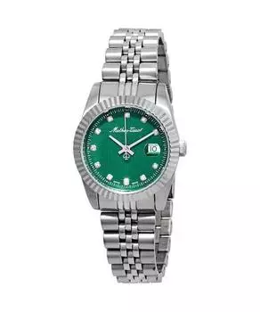 Mathey-Tissot Mathy III Кварцевые женские часы из нержавеющей стали с зеленым циферблатом D810AV зелёный