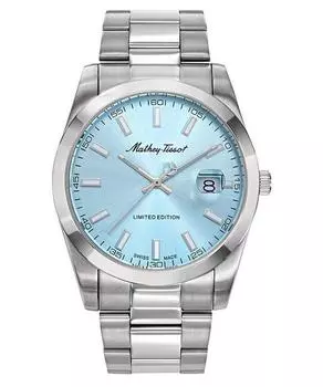 Mathey-Tissot Mathy Sunray I Limited Edition Stainless Steel Blue Dial Quartz H451BU Men s Watch