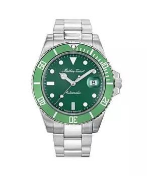 Mathey-Tissot Mathy Vintage Автоматические мужские часы из нержавеющей стали с зеленым циферблатом H901ATV 100M зелёный