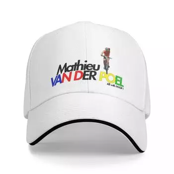 Mathieu Van Der Poel Все с MVDP Кепка для гольфа Аксессуары Стильная кепка от солнца Стиль унисекс Повседневные Все сезоны Путешествия One Size