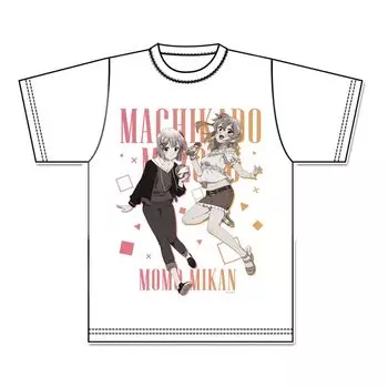 Матикёдо Мадзоку 2-тёмэ Момо и Микан Оригинальная графическая футболка