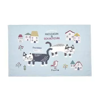 Матильда БЛ [Кусугуру Япония] Мульти-полотенце синий