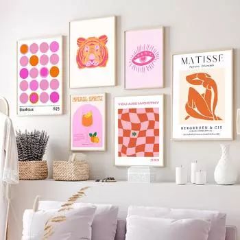 Матисс Баухаус Тигр Цветочный рынок Современная галерея настенные художественные постеры принты картины на холсте для гостиной домашний декор 21x30cm No Framed