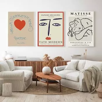 Матисс Спящая женщина эскиз нейтральный черный Матисс плакат печать настенные художественные картины абстрактная живопись на холсте художники домашний декор 21x30cm No Framed