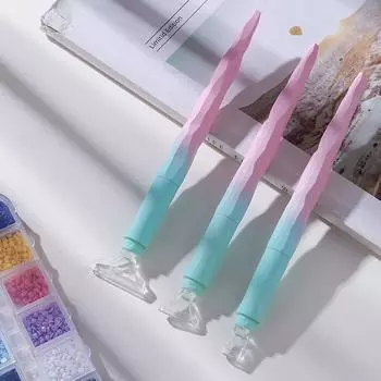 Матовая алмазная ручка для рисования, точечные ручки-сверла с восковыми грязевыми наборами Caly, 5D аксессуары для вышивки крестом, набор для рукоделия своими руками