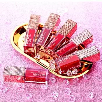 Матовая бархатная глазурь для губ, студенческая водостойкая увлажняющая жидкая помада для губ, помада для макияжа для женщин 01