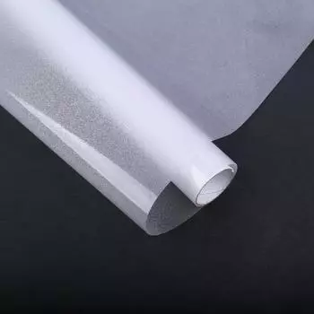 Матовая белая оконная пленка, матовое теплозащитное покрытие для стекла, непрозрачная электростатическая самоклеящаяся наклейка на дверь для ванной комнаты 30X100CM