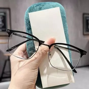 Матовая черная оправа в стиле ретро, художественная оправа, Instafamous очки для близорукости