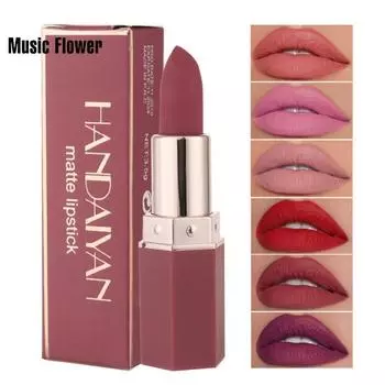 Матовая долговечная не липкая увлажняющая усовершенствованная водостойкая помада для губ косметический блеск для губ 6#