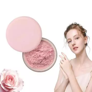 Матовая фиксирующая пудра, масло, контроль блеска, натуральная, стойкая, водостойкая, легкая, для женщин и девочек, для макияжа, консилер, размывающий финишная пудра 1