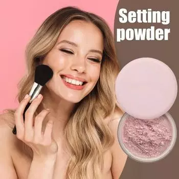 Матовая фиксирующая пудра масло контроль блеска натуральный длительный водостойкий легкий женский макияж для девочек